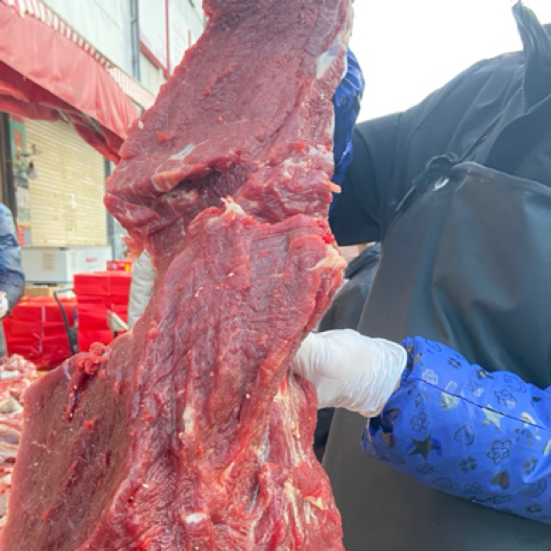 新鲜【南岭牛肉】后腿肉部分（切片下单备注牛肉同城配