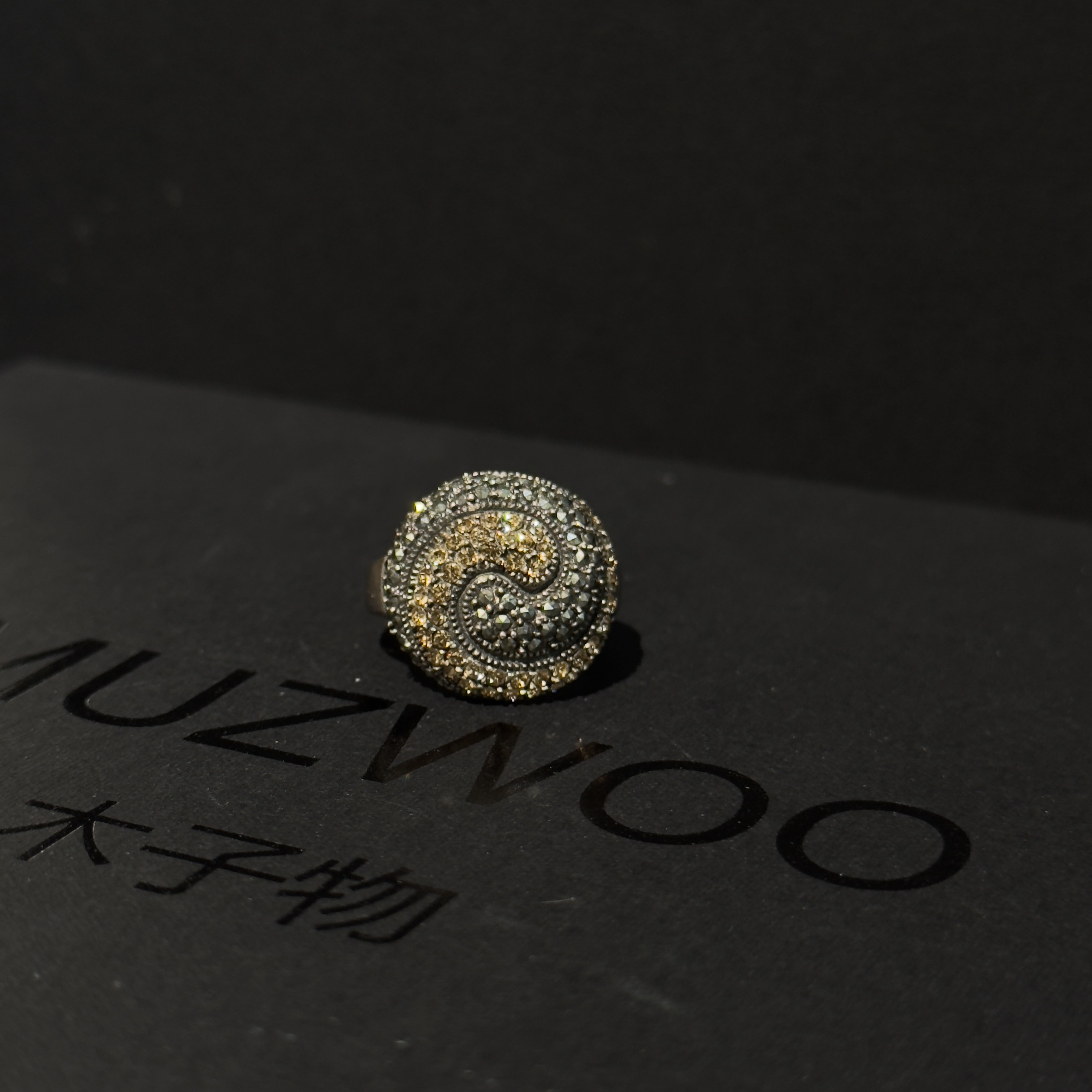 925银锆石戒指 木子物·海外系列s925银造型感素戒