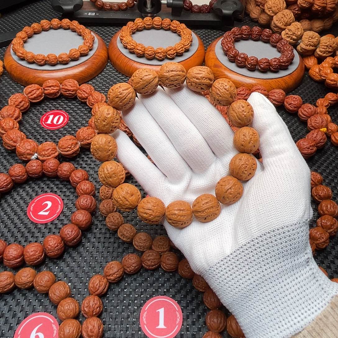 文玩核桃手串粗筋蚂蚁