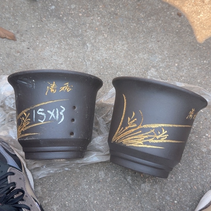 紫砂花盆特价清仓