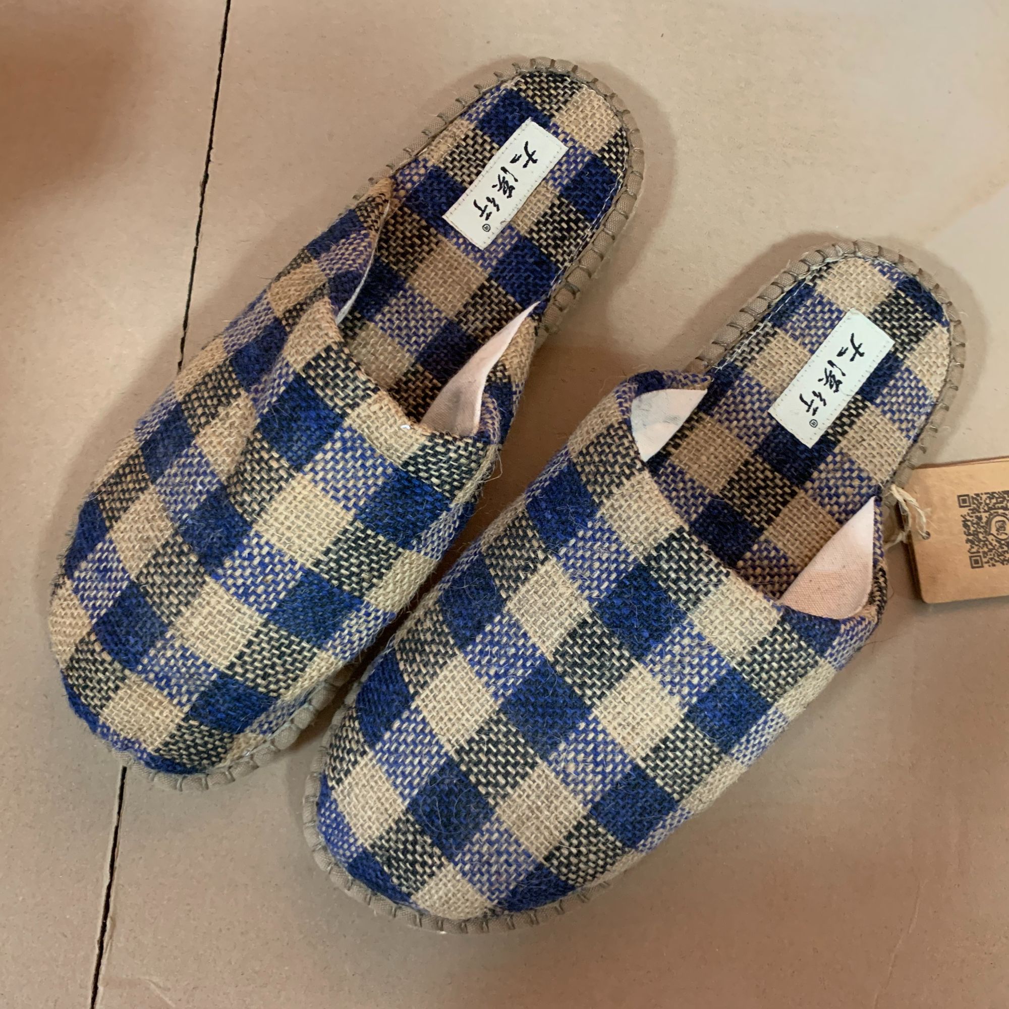 【清仓上新季】男款居家纯手工编织全包拖鞋款式2229