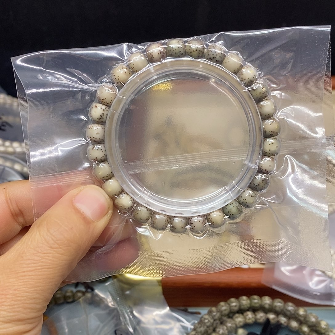 星月菩提手串87单圈冰糖料