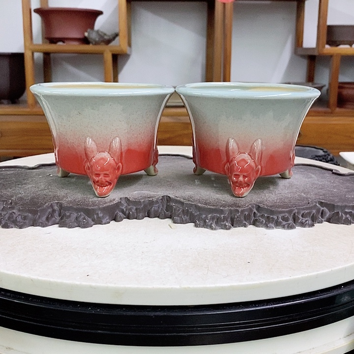 紫砂花盆瑕疵8.5-12。。。