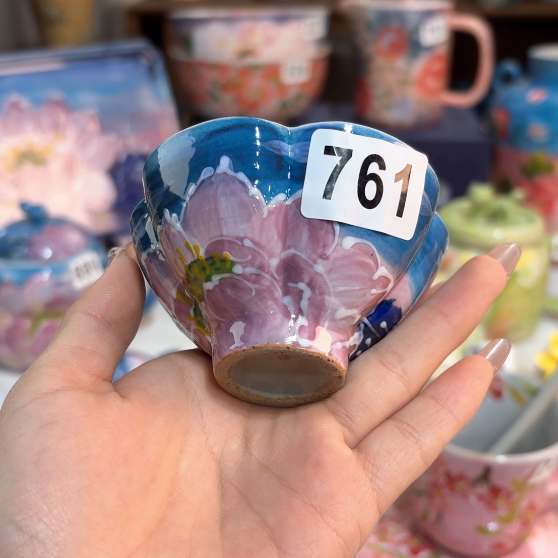 盛***夏景德镇手绘高温釉下彩陶瓷茶具