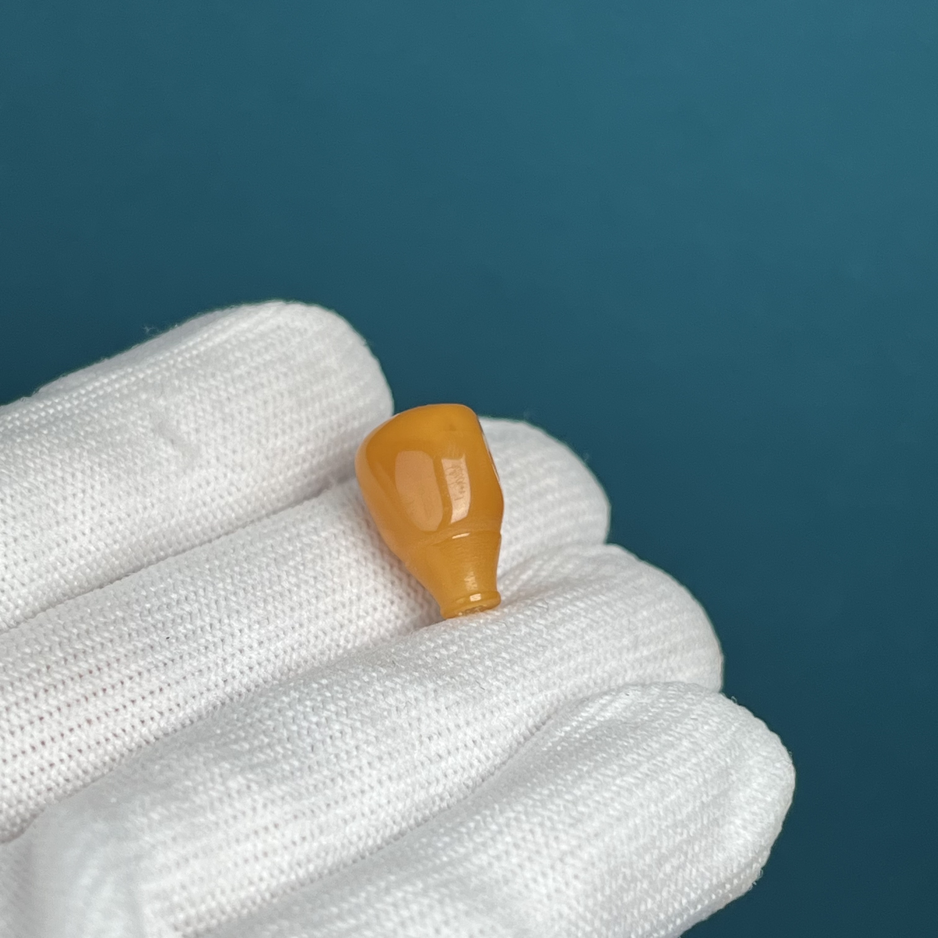 Z6949天然原矿蜜蜡三通10.6*17mm支持复检假一罚十