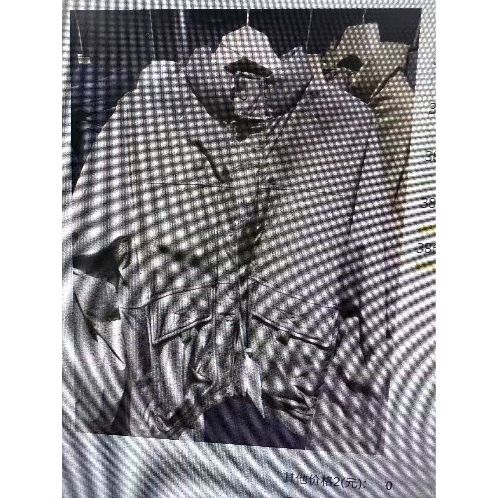 绿色.高充极寒系列.情侣加厚防寒服立领Z-386