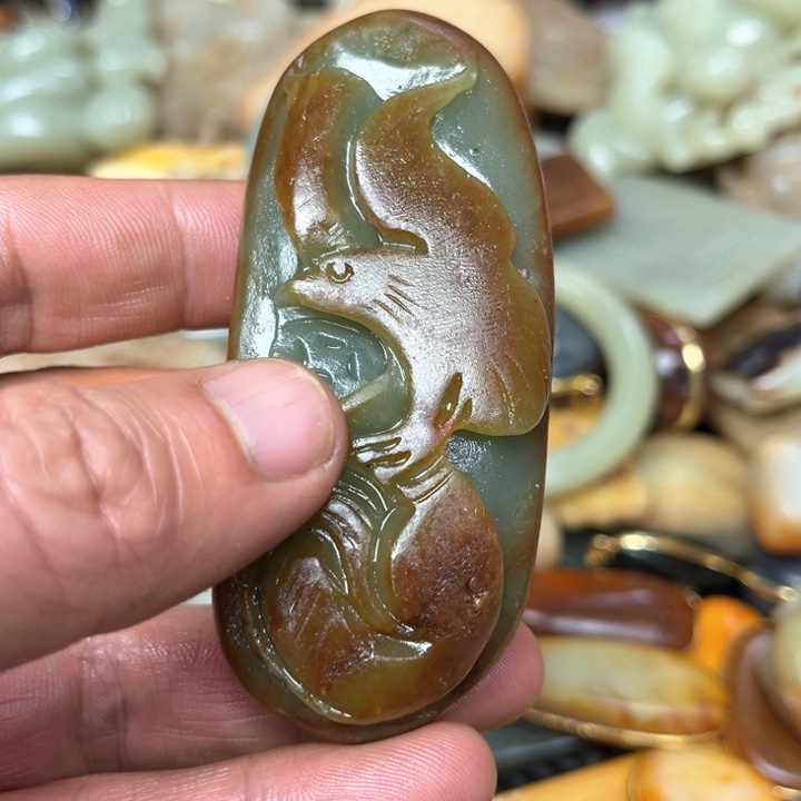 和田玉挂件未镶嵌范*瑞