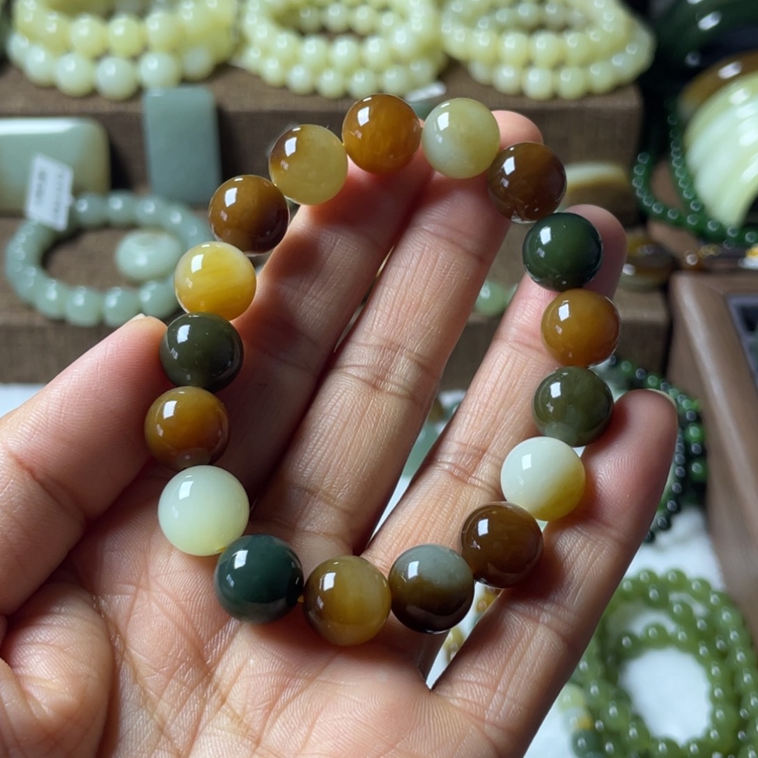 和田玉手链未镶嵌