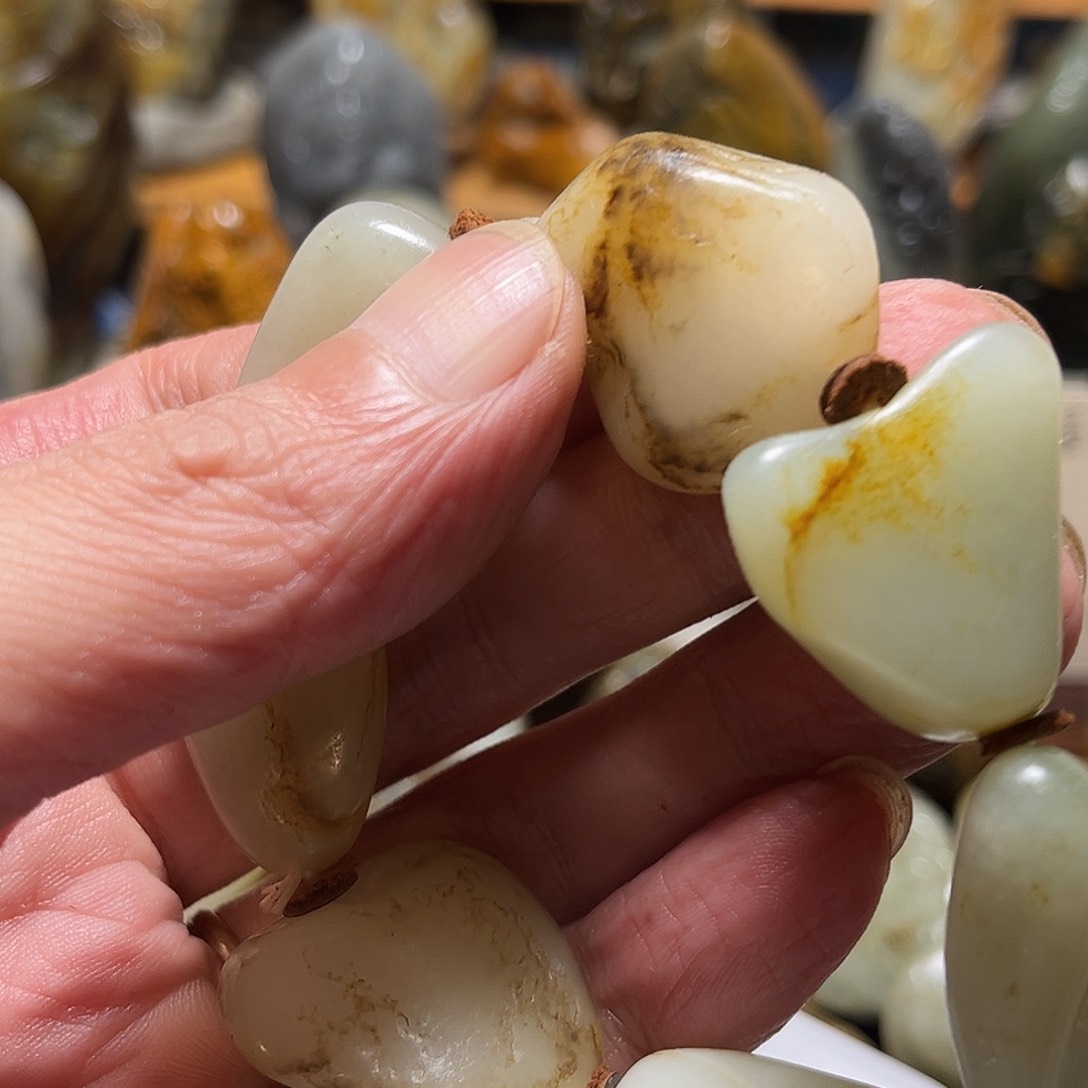 中***哥和田玉（子料）未镶嵌挂件