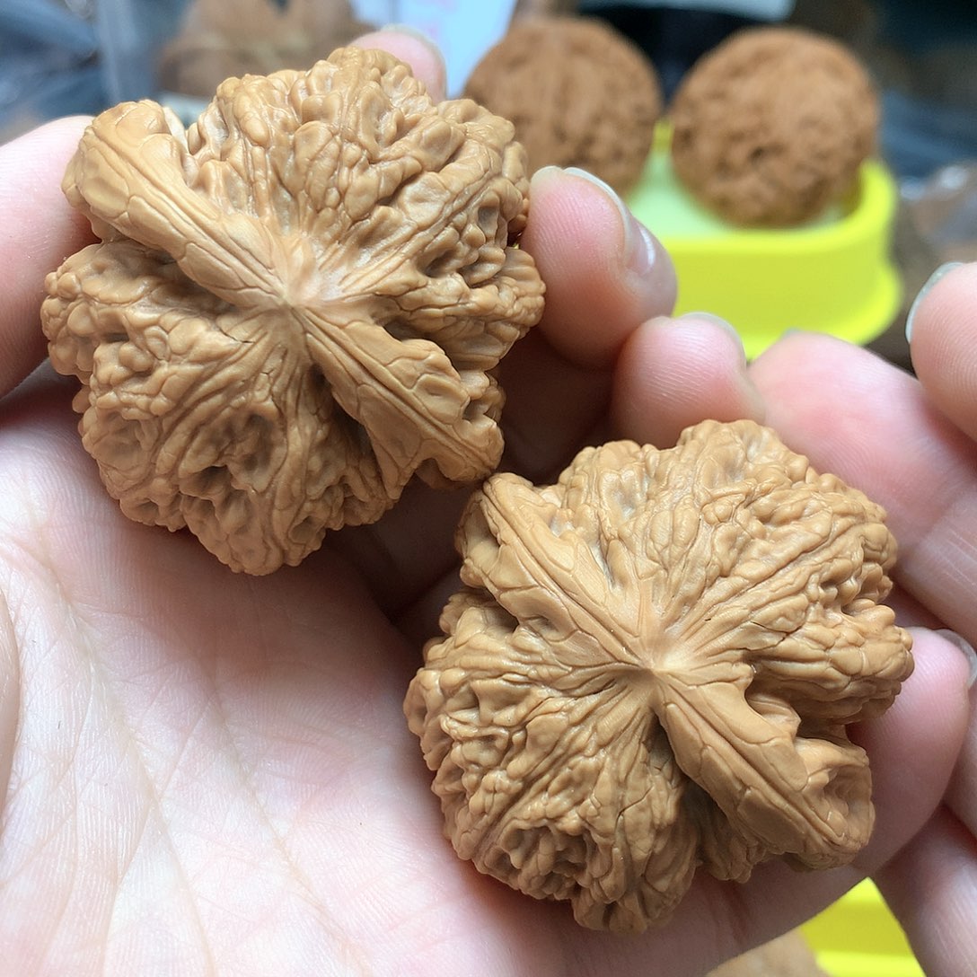 文玩核桃把件45粗筋