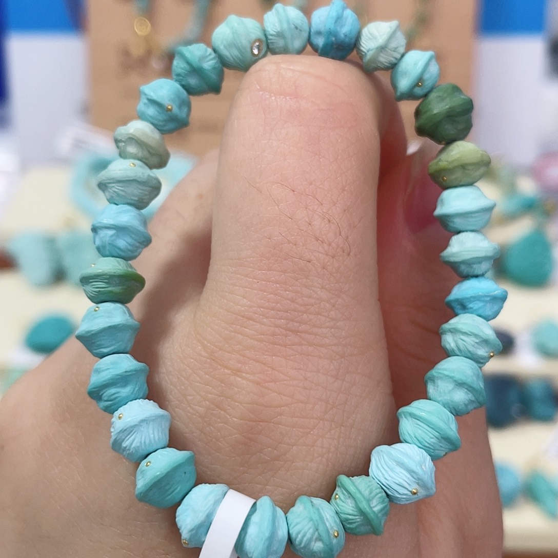 绿松石珠宝奇石未镶嵌