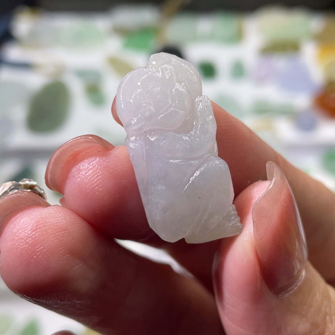 未镶嵌定制翡翠毛货