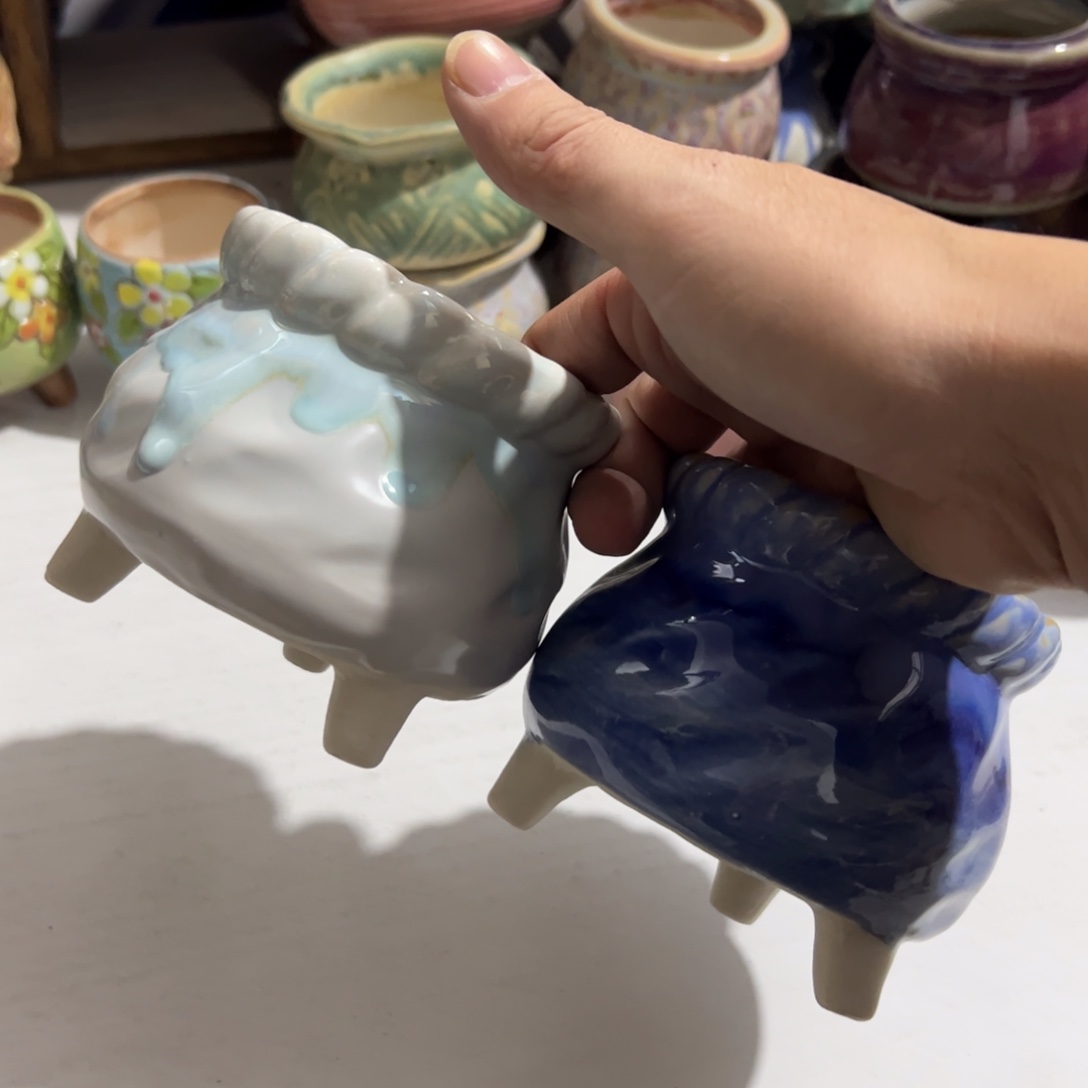 陶瓷多肉小花盆@@