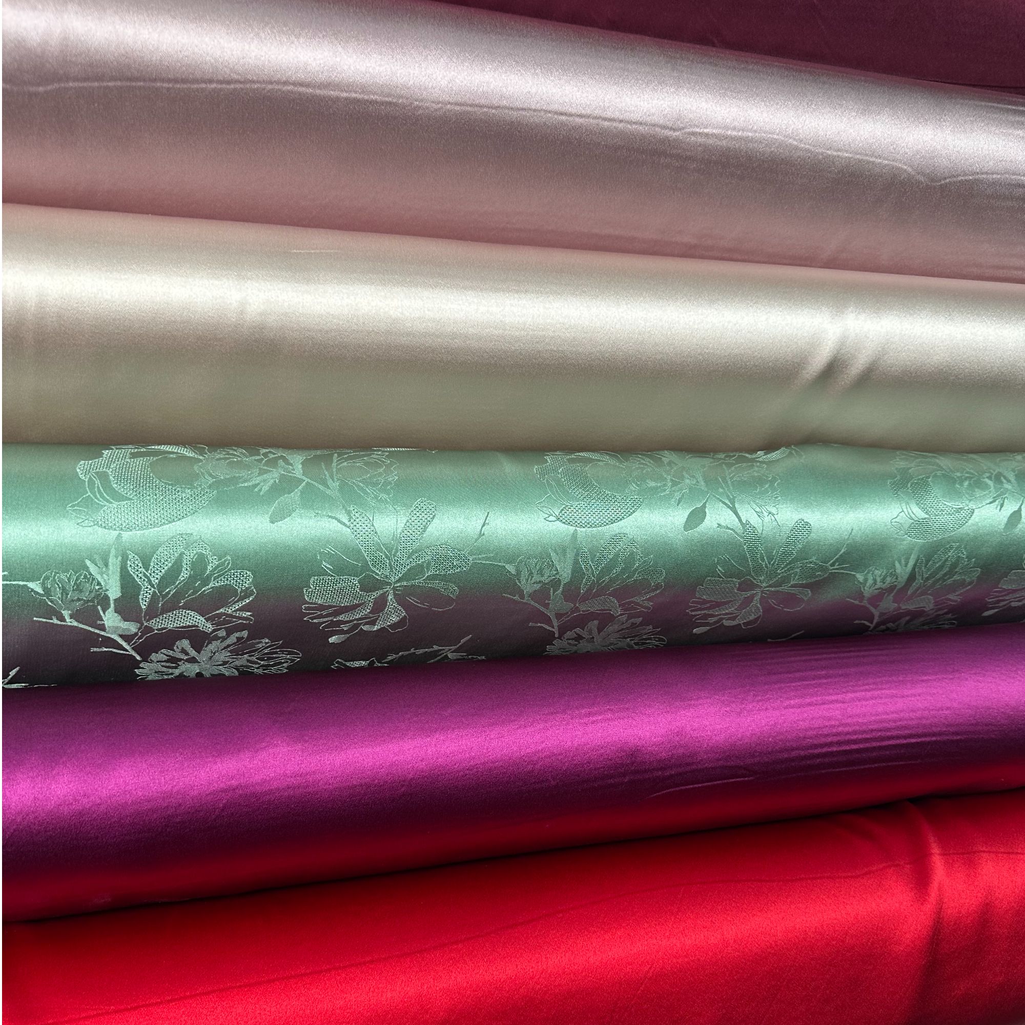 【1号定制链接】高端真丝定制面料1.14宽0.5米起拍