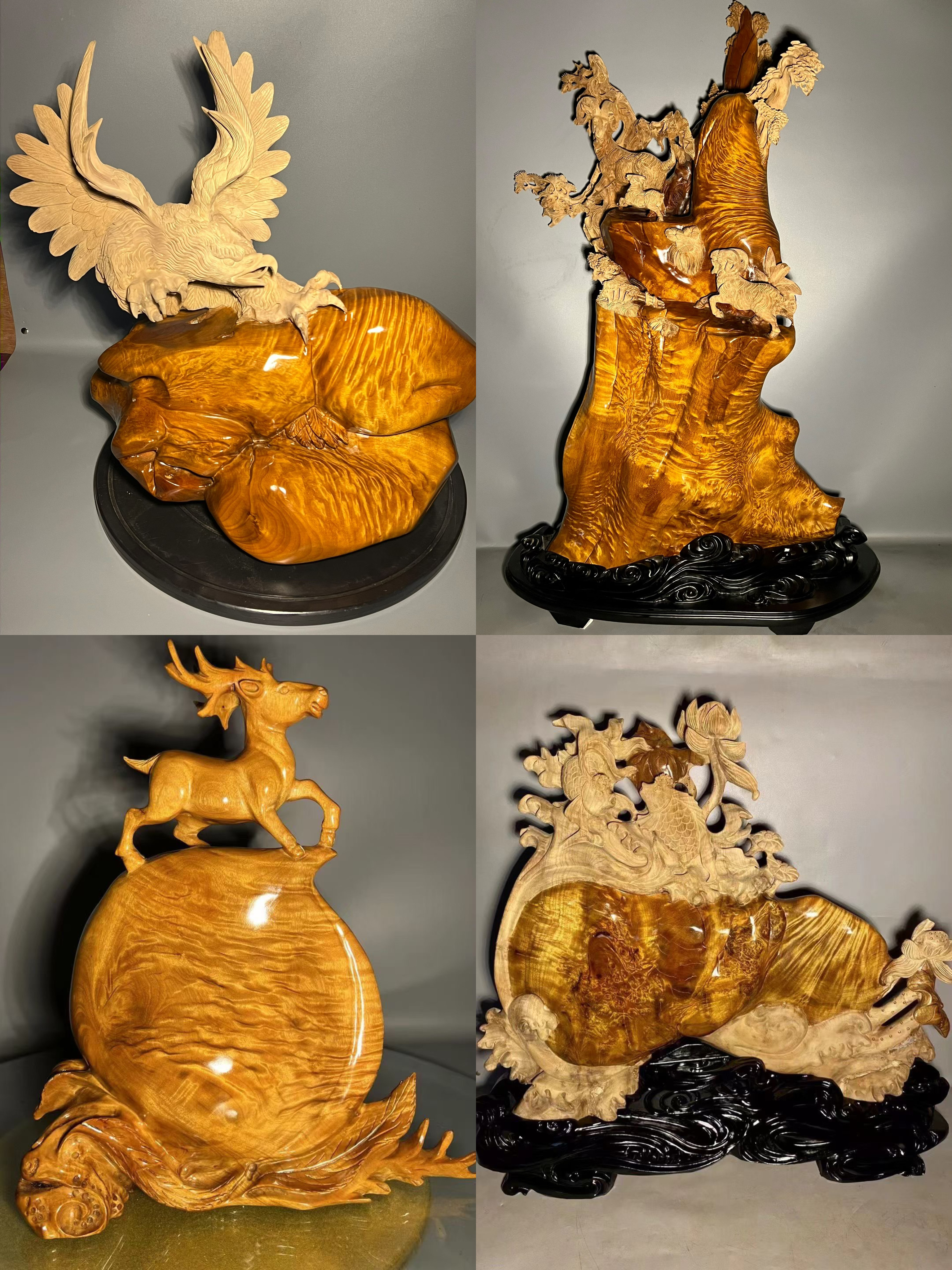 金丝楠小叶桢楠摆件选货链接（以直播间展示货品为准）