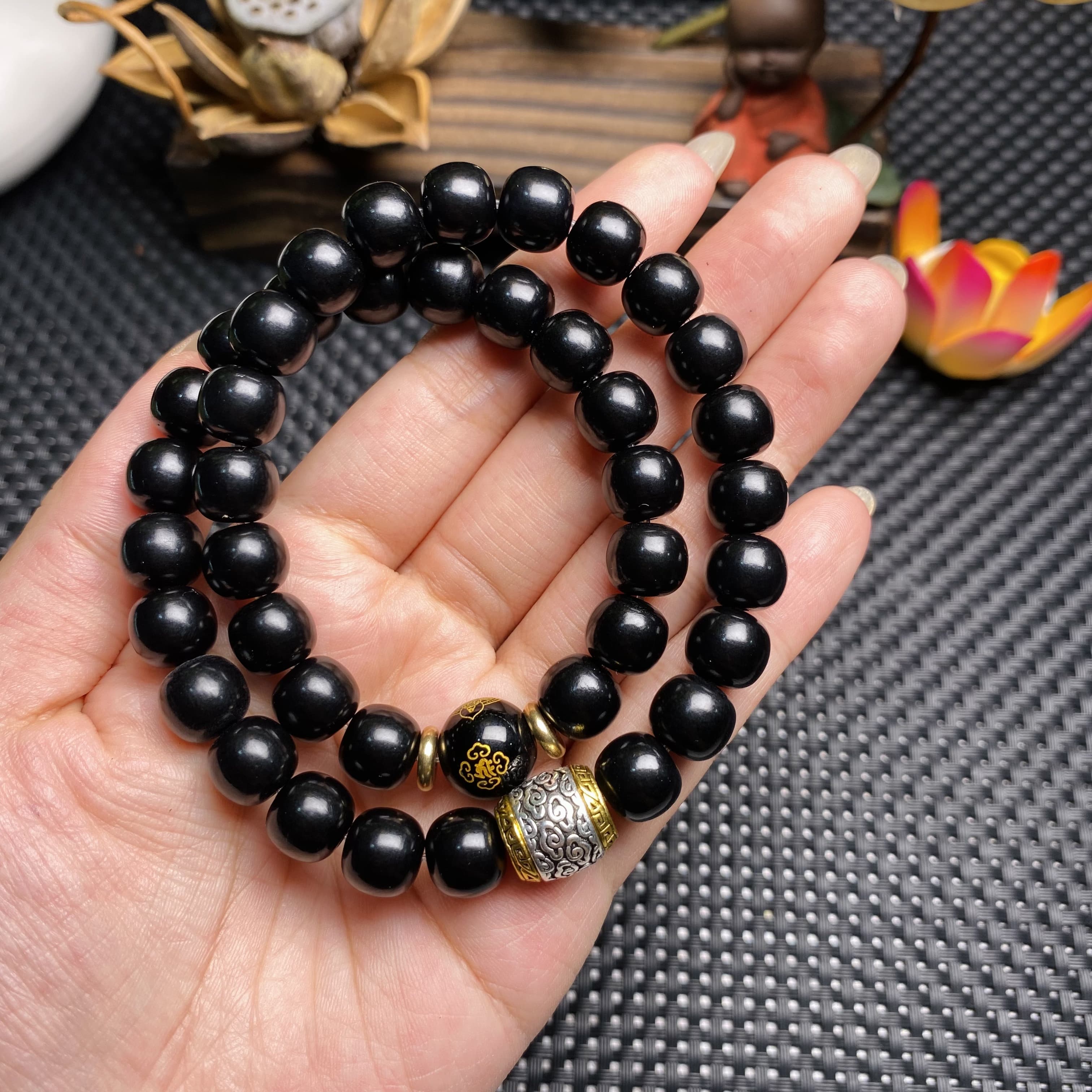 菩提手串10mm双圈无礼盒-J1Q11036