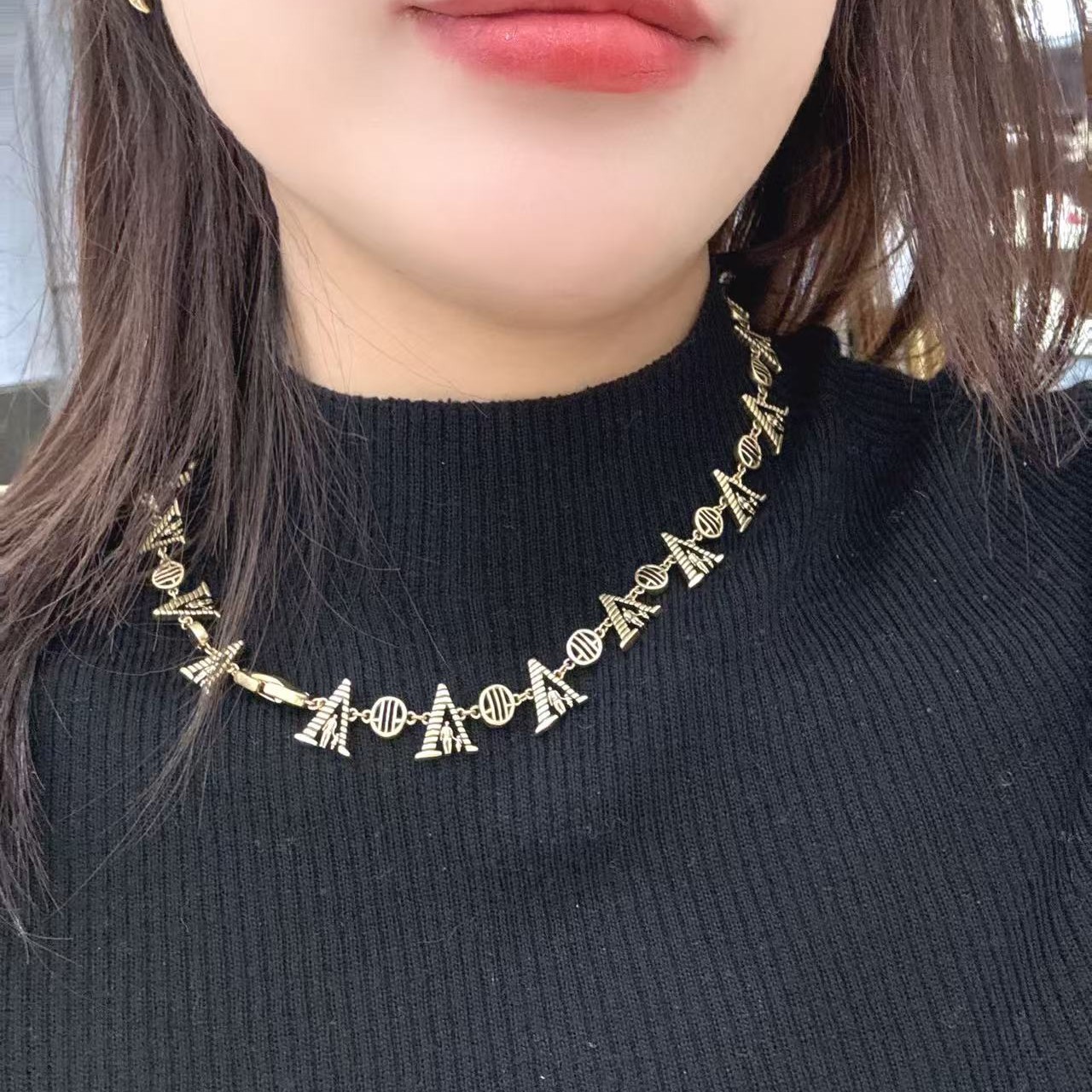 商场同款黑色毛衣590100