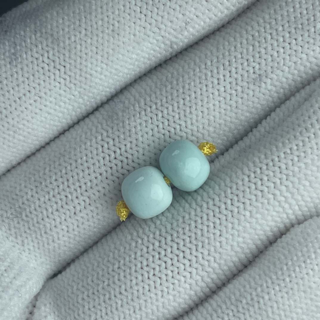 原矿绿松石白皮果冻料老型7尺寸