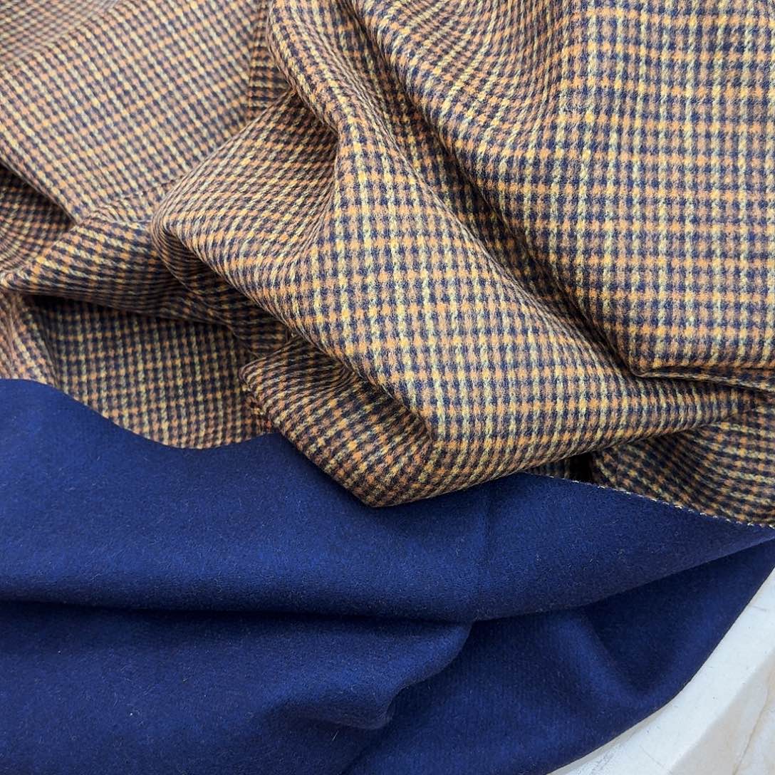 混纺进口双面羊毛面料3米