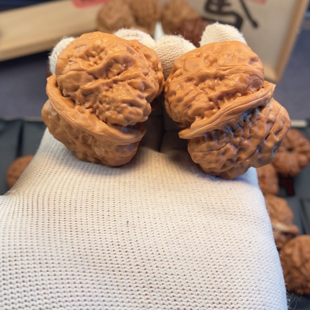 文玩核桃把件41尺48克怀柔蛤蟆头H411