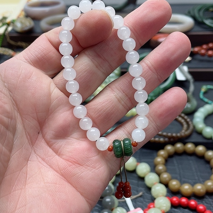 和田玉手串未镶嵌