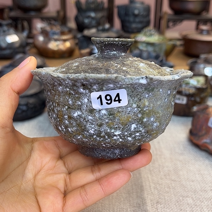 裸柴烧陶瓷手工茶器