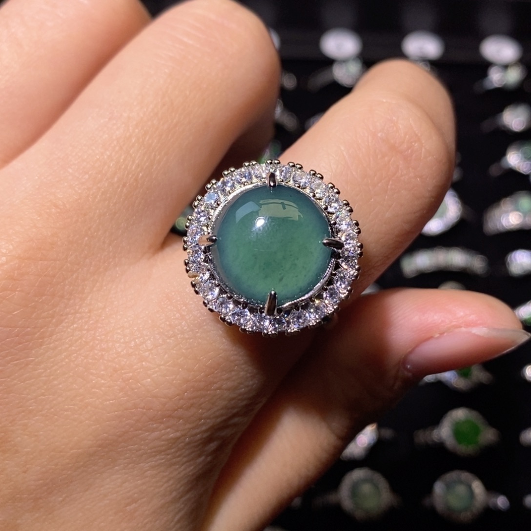 翡翠未镶嵌颈饰天然