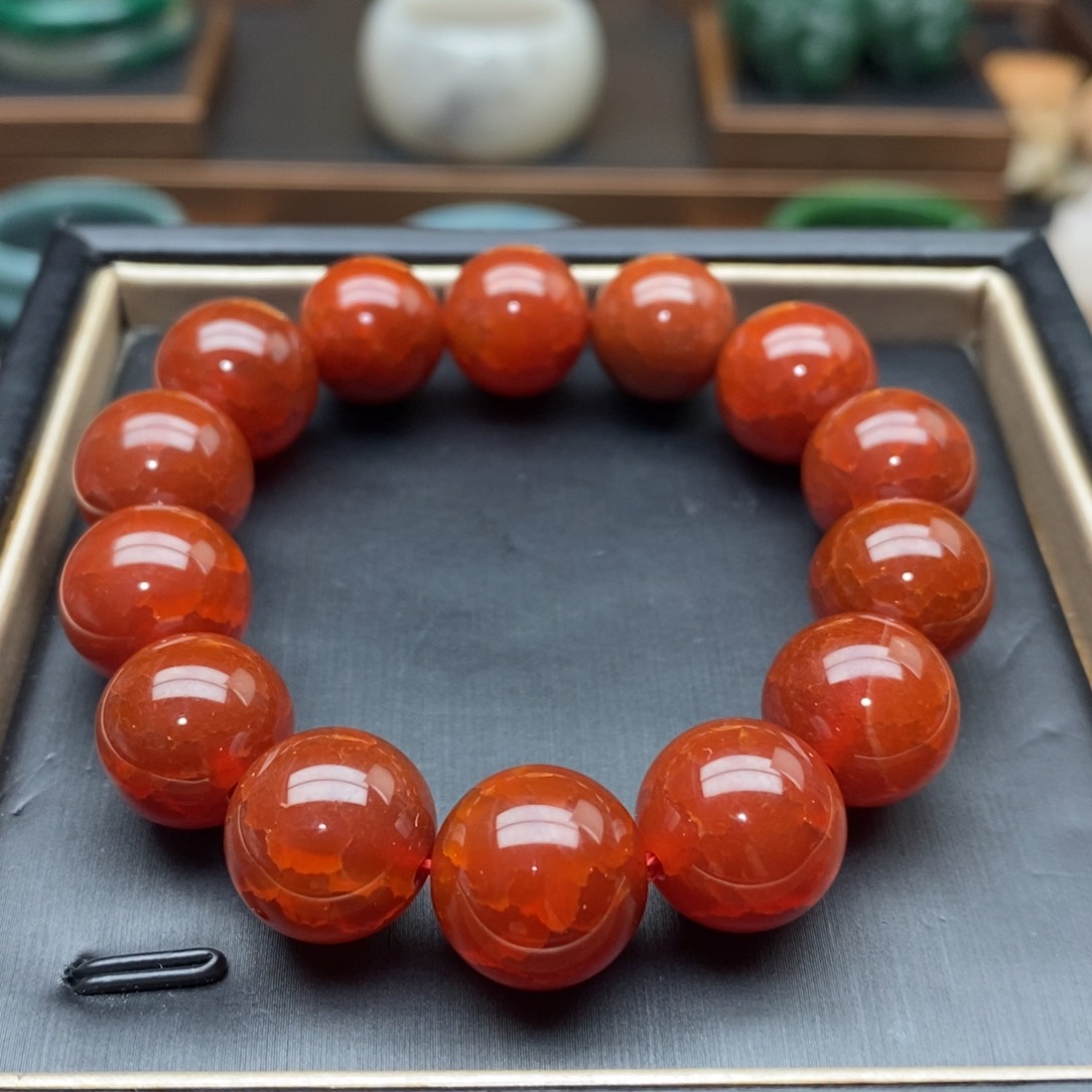 玛瑙/玉髓手链1.4未镶嵌