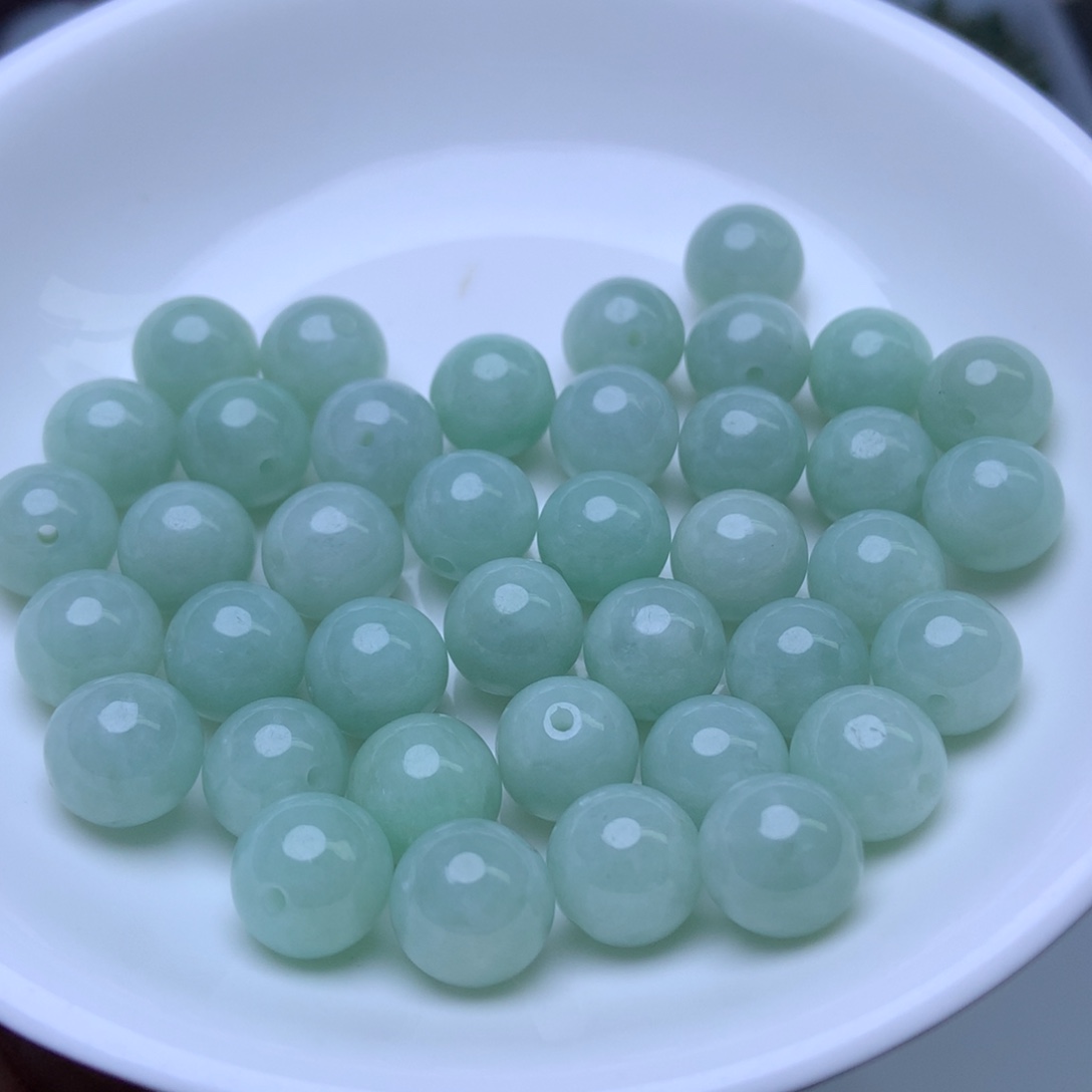 散珠翡翠卡10冰绿10个（手链拍两单）