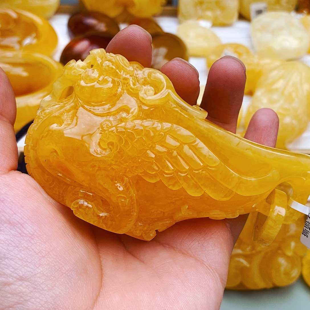 蜜蜡颈饰未镶嵌天然保真假一赔十13