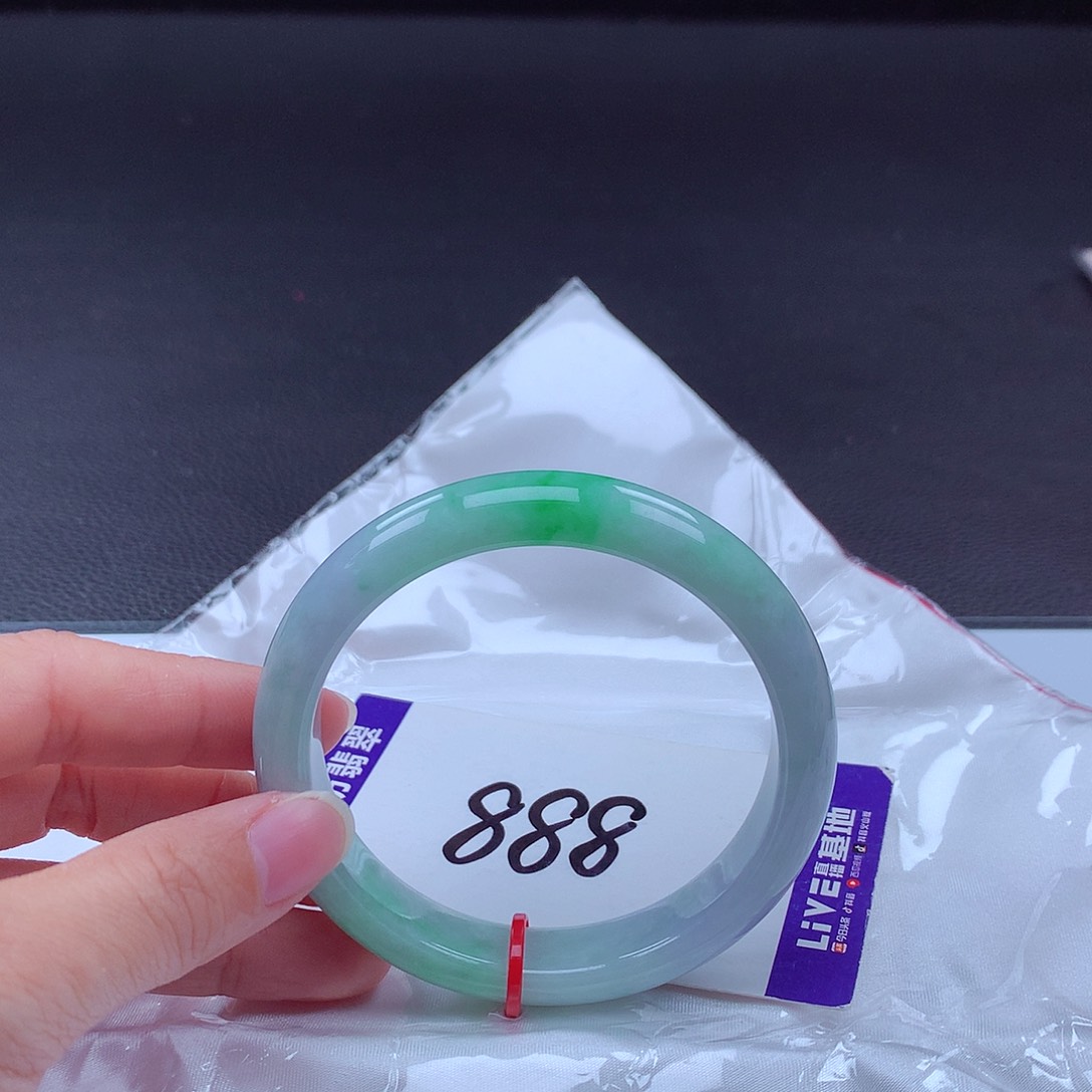 翡翠手镯未镶嵌手镯001344