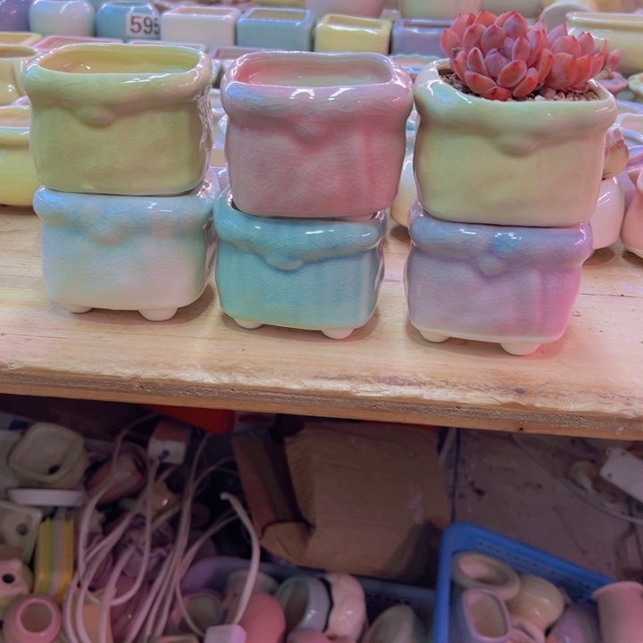 陶瓷花盆当场凑满12包邮