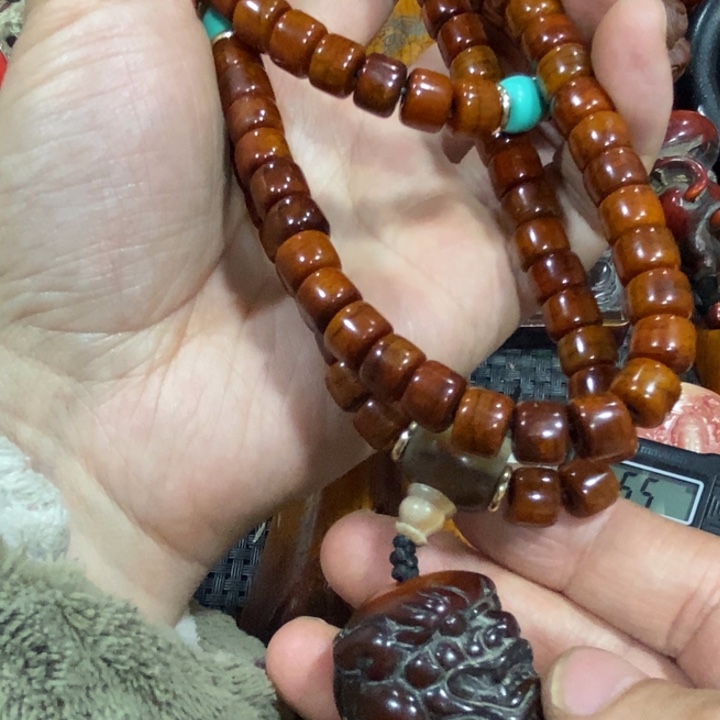 滴血莲花菩提吊坠