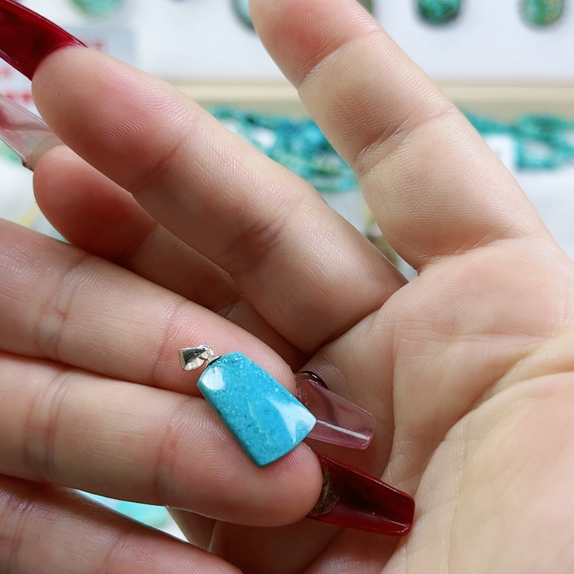 【闪购商品】南红玛瑙珠宝奇石足铂镶嵌