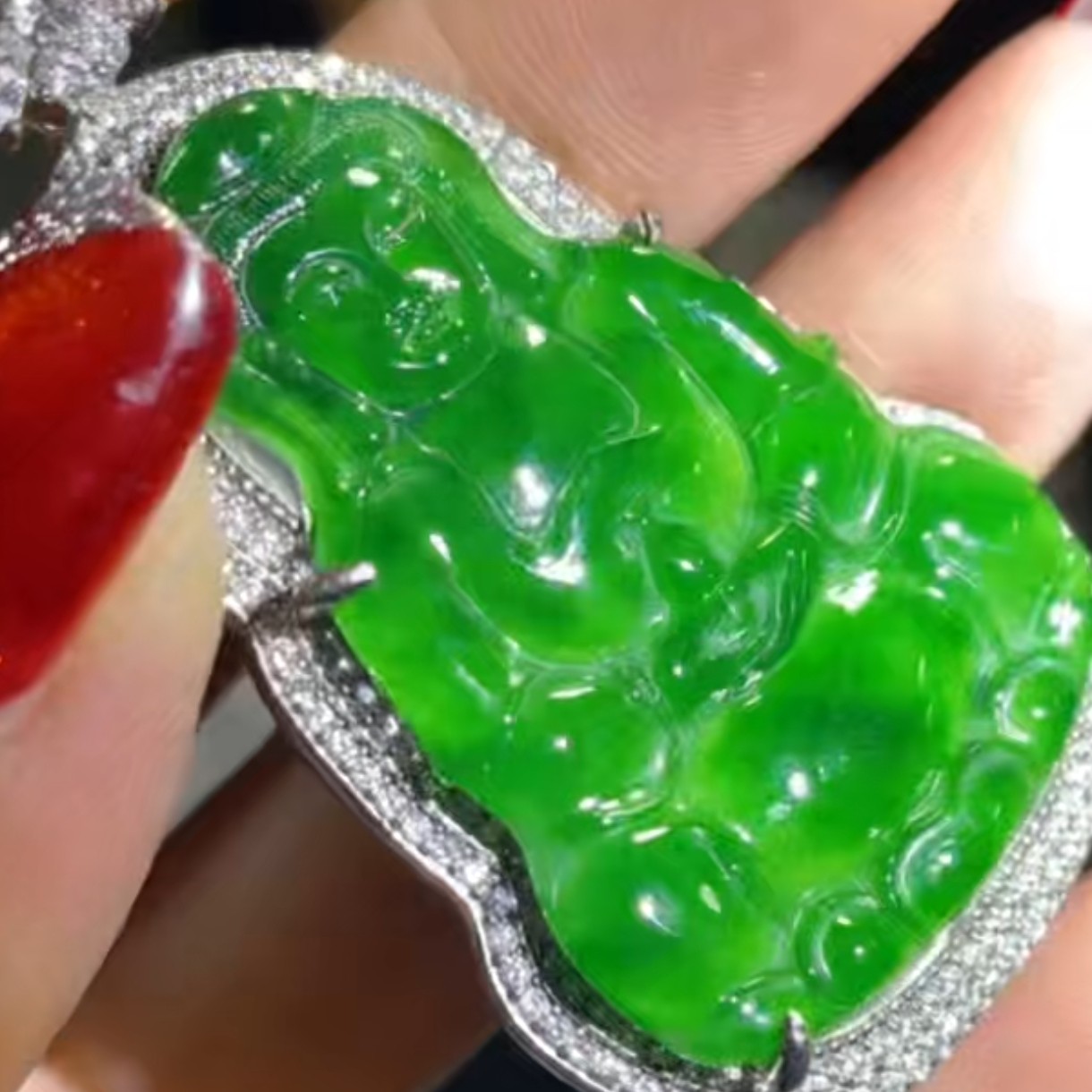 天然A货翡翠假一罚四（多样性发货拍一件发件）