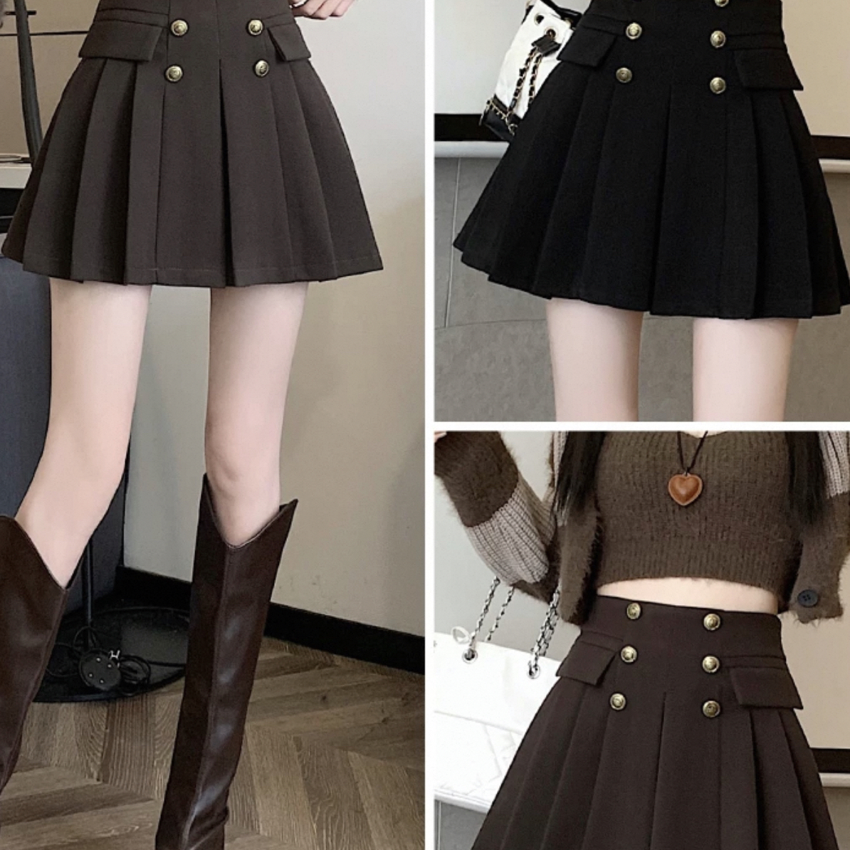 【150-199】秋冬毛呢短裙