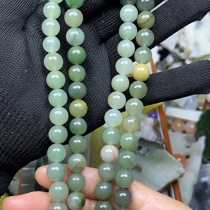 未镶嵌和田玉（翠青玉）珠宝奇石