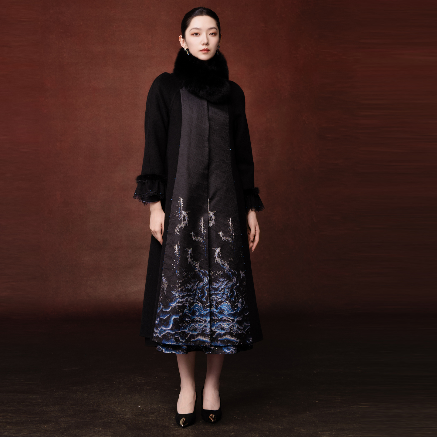 新中式国风新款气质 扶摇九霄大衣954287560