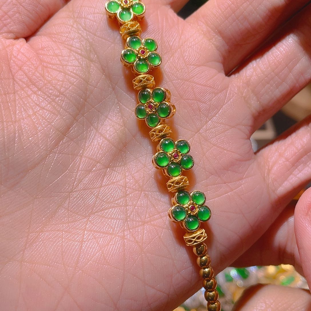 翡翠吊坠(不含链)银S925镶嵌