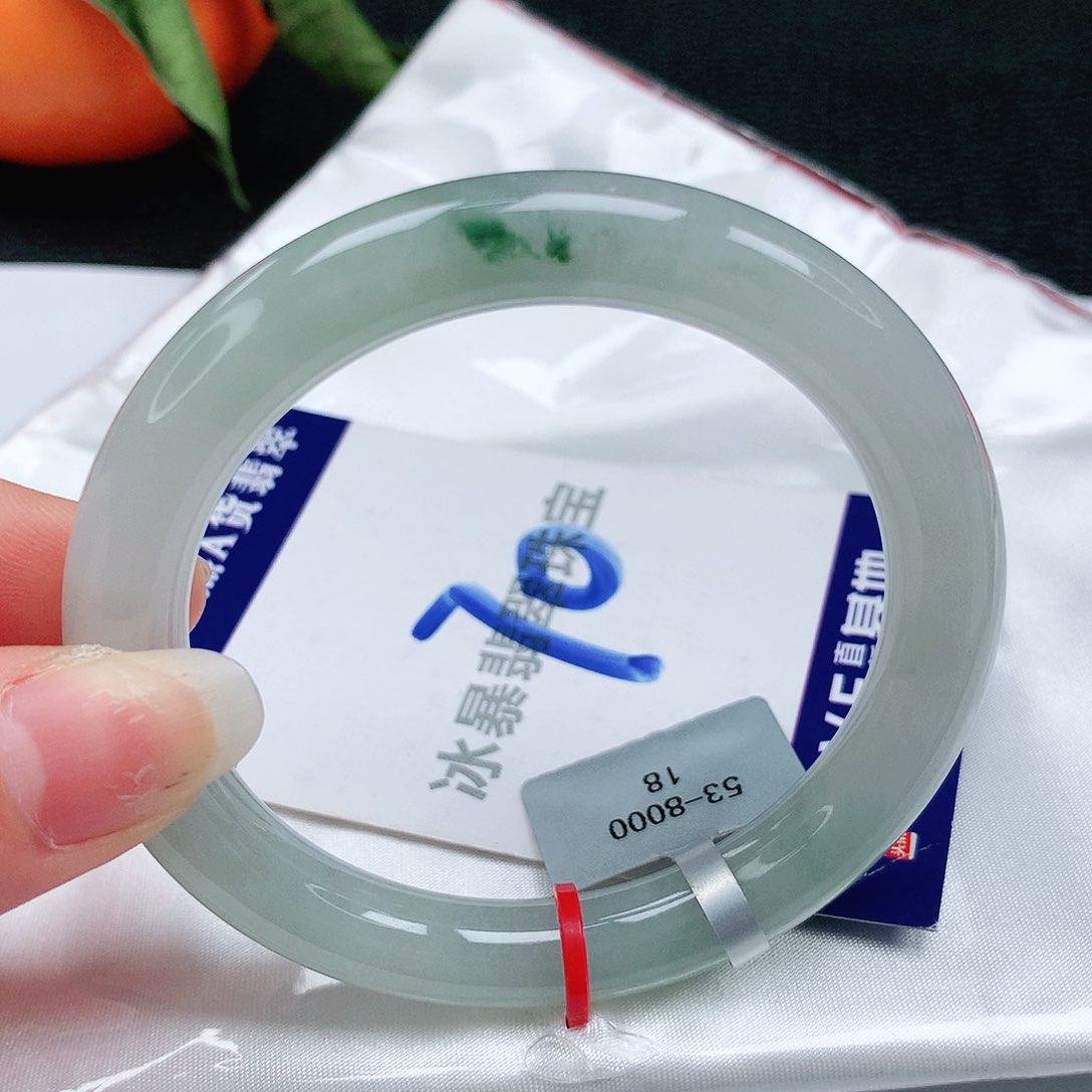 翡翠手镯未镶嵌缅甸天然a货翡翠