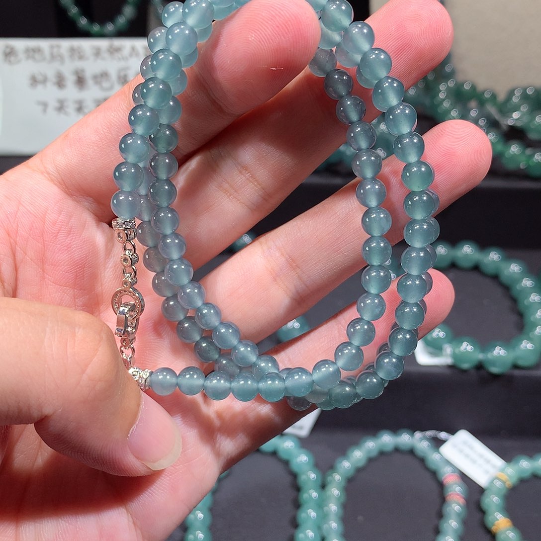 未镶嵌手链翡翠天然a货翡翠项链5.8