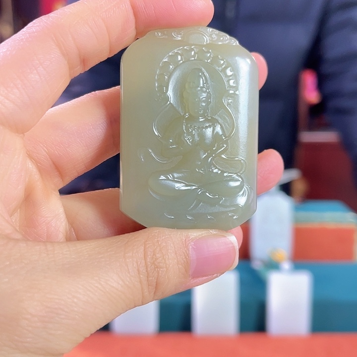 和田玉吊坠未镶嵌