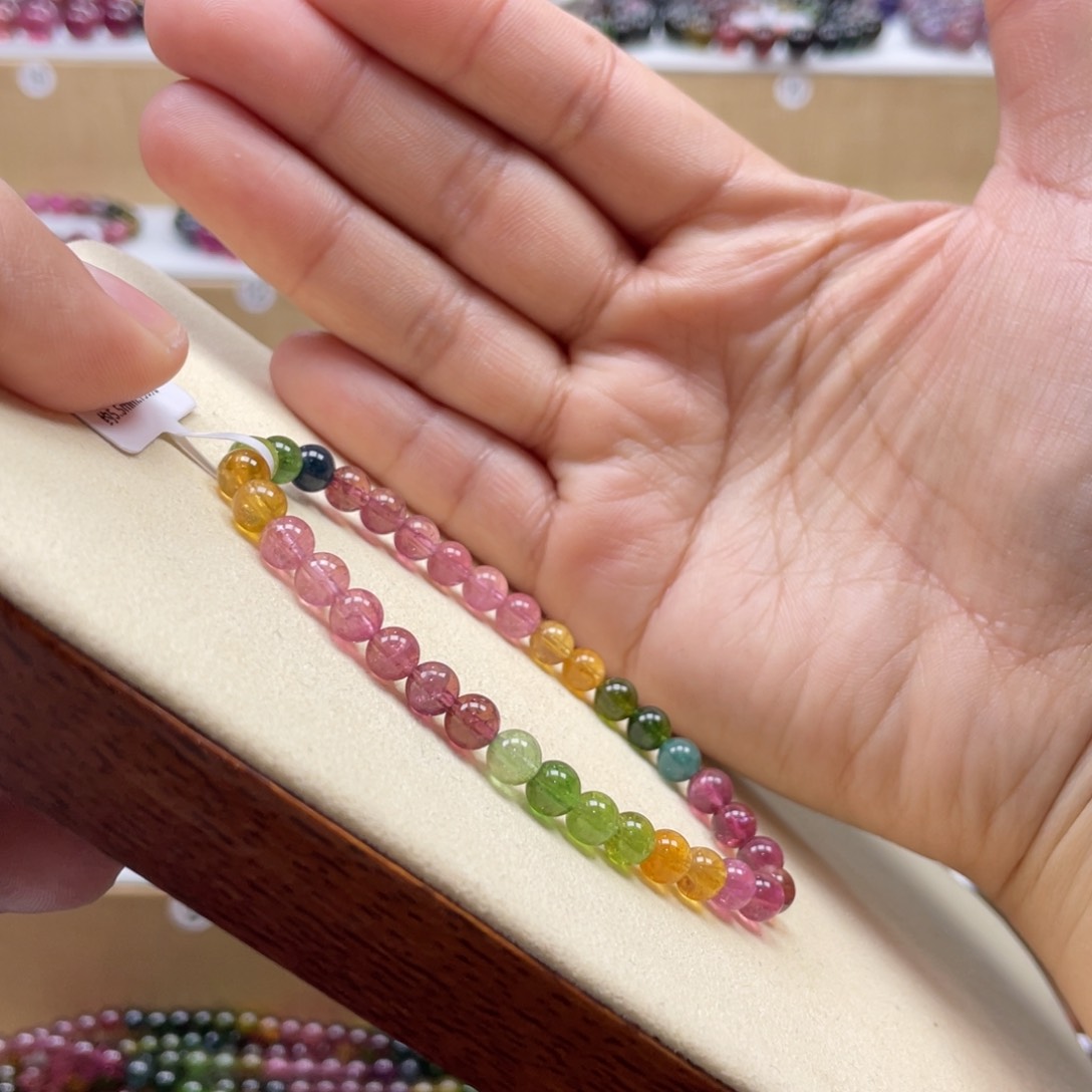 碧玺手串未镶嵌5.5mmmmmmmmmmmmmmmmmm