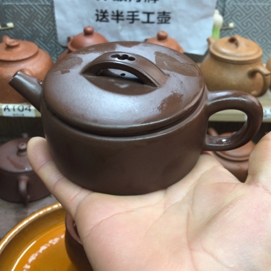 茶壶紫砂紫泥汗瓦150豪升左右