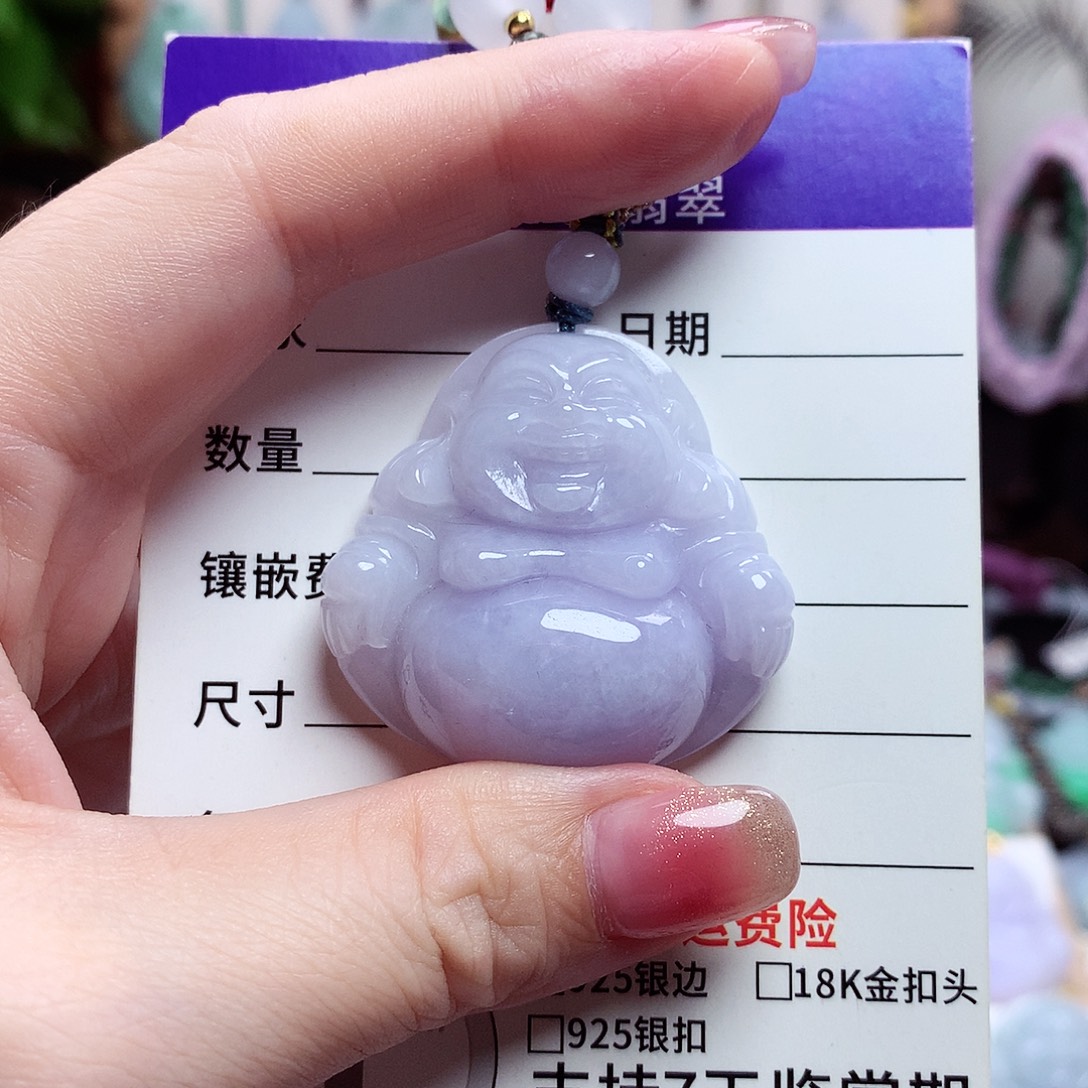 颈饰未镶嵌翡翠佛公17