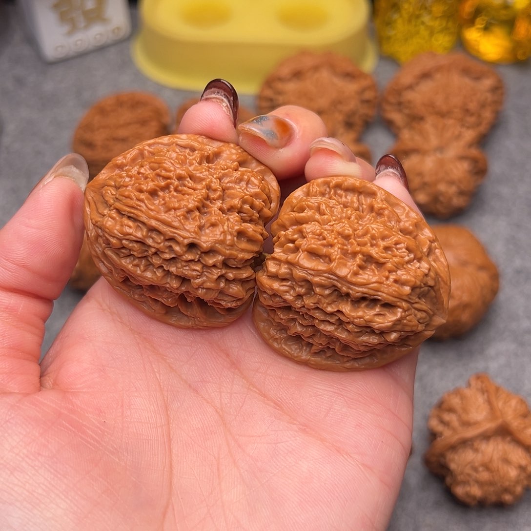 把件文玩核桃毕业精品精配三角疆40.9尺寸