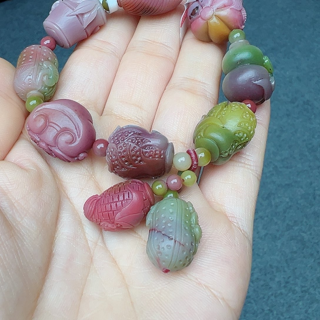 定制石英质玉盐源未镶嵌用****2