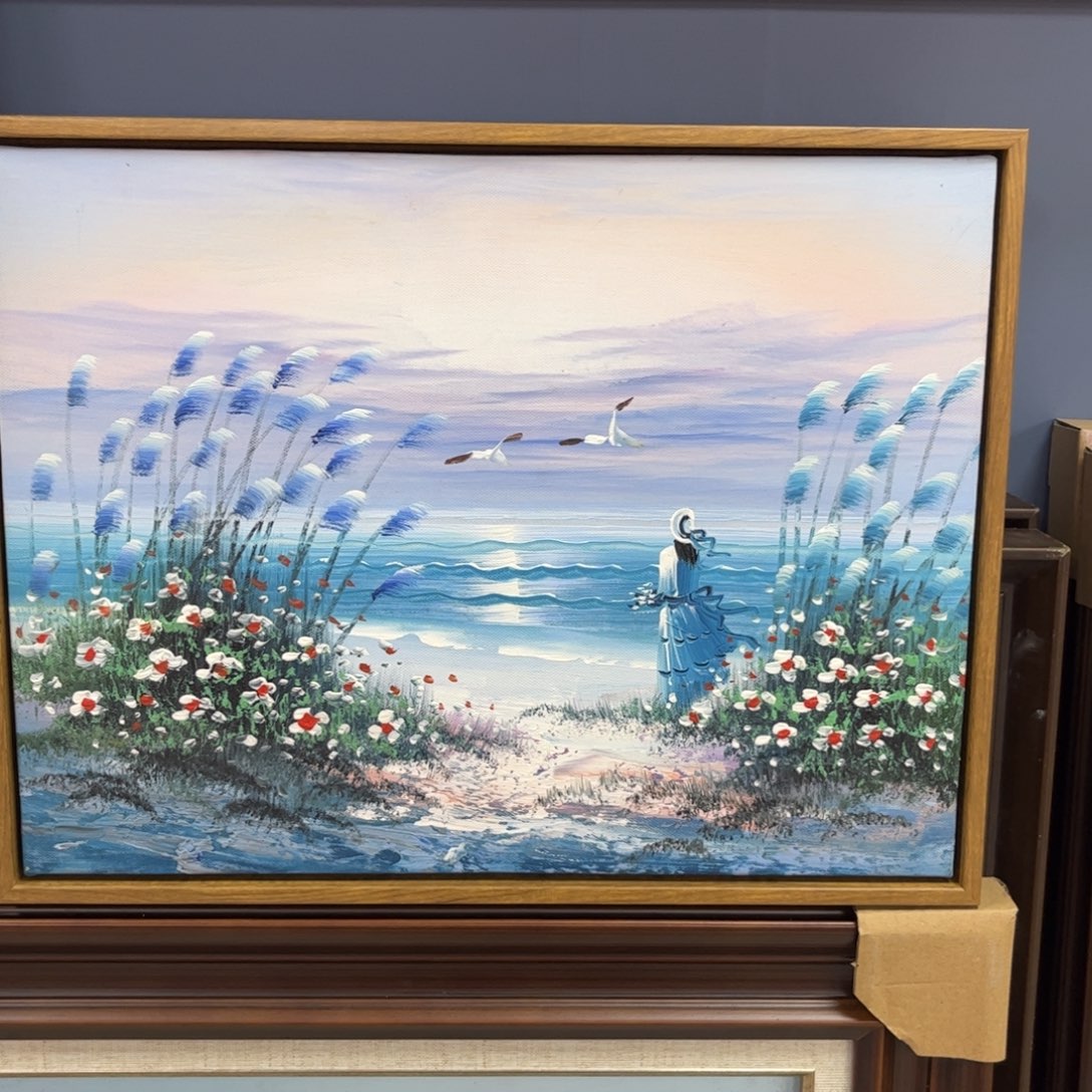 手工手绘精品油画30+40厘米
