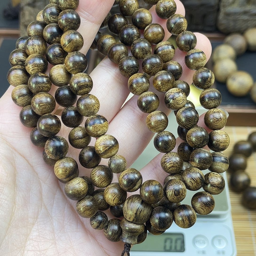 盗***香沉香手串芽庄白奇