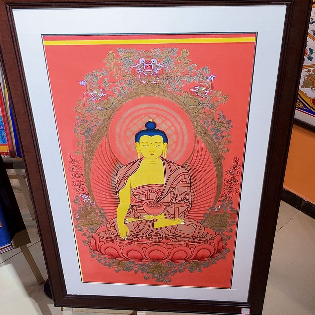 吊坠青海热贡纯手绘师尊